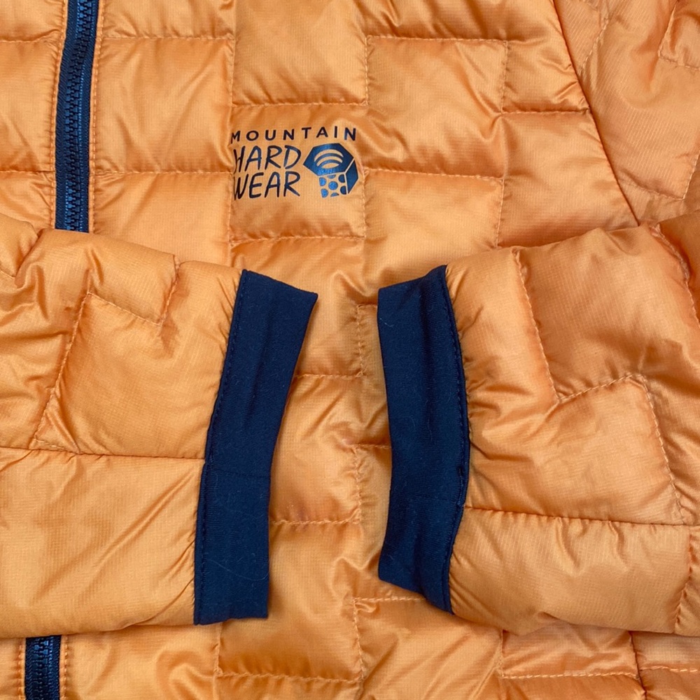 Mountain Hardware Orange Ultralight Down Jacket - image 4